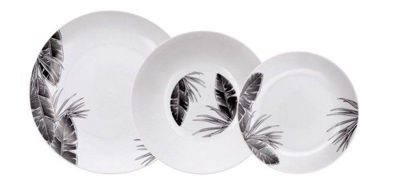 Vajilla porcelana tropiko