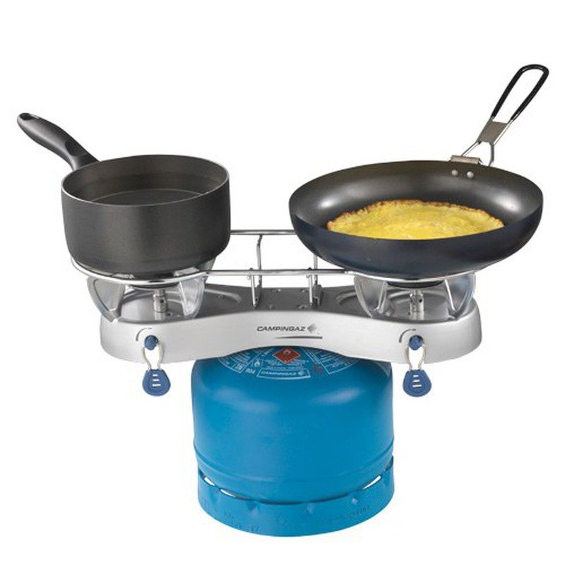 Hornillo compacto con dos quemadores Camping Duo de Campingaz