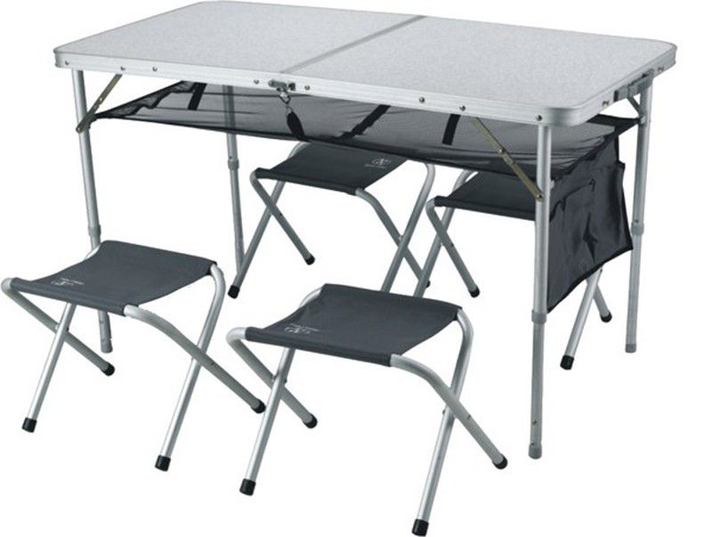  Mesa de picnic Set + 4 Taburetes de Keter