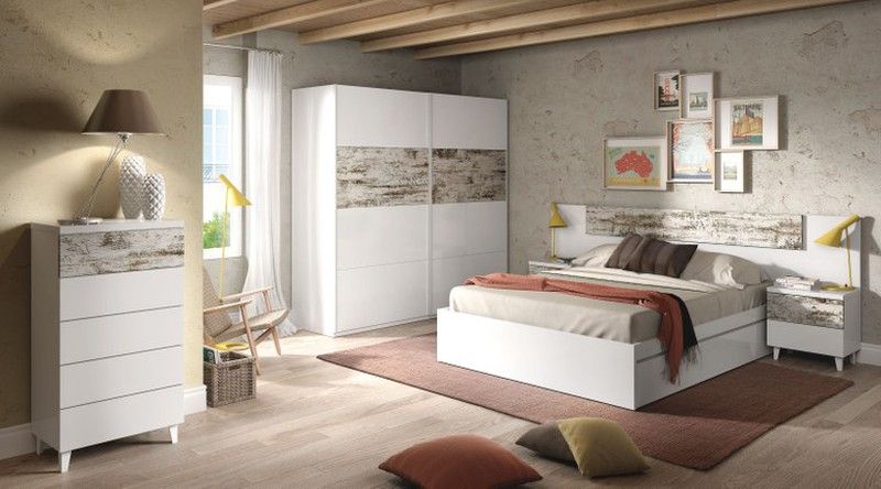 Conjunto de muebles para dormitorio nordik de fores
