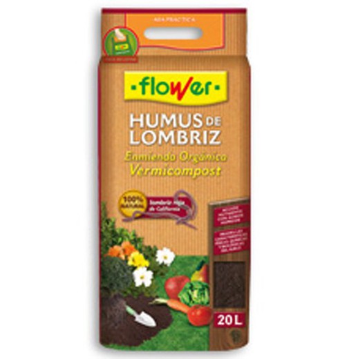 Worm humus meststof 20L Flower