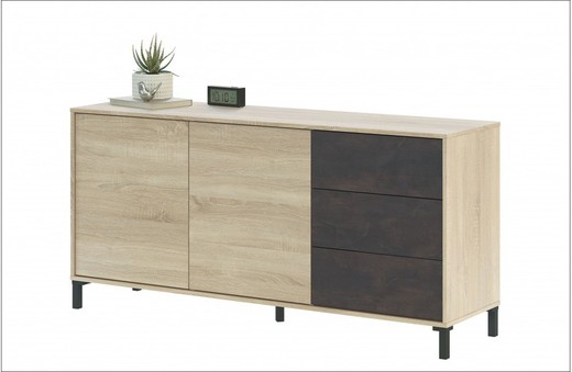 URBAN PLUS sideboard canadian oak / oxido de Forés