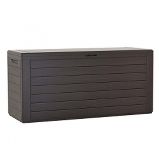 Coffre terrasse chocolat Woodebox 280L