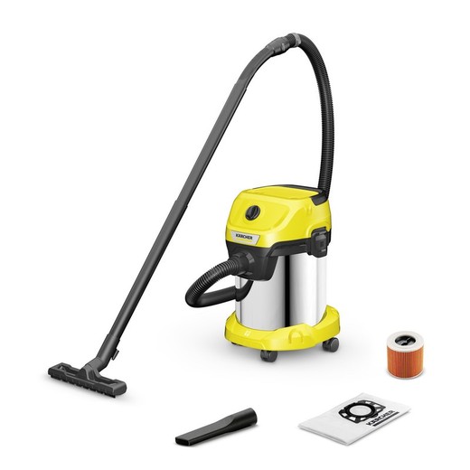 Aspirador seco liquido inox 17L Karcher