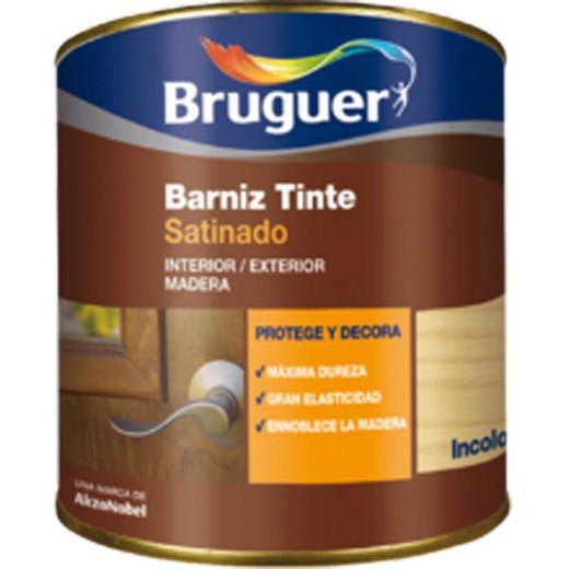 Barniz tinte satinado nogal de bruguer