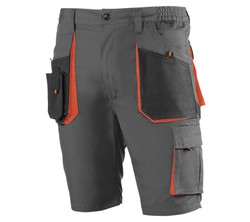 Bermudes Pol / Alg. Noir-Orange L