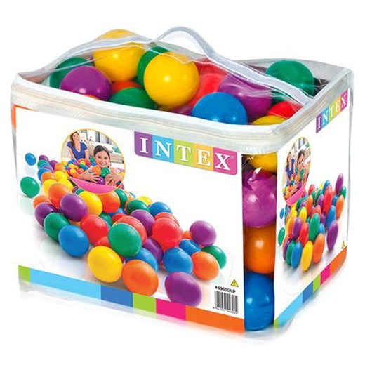 Bag of 100 Fun Ballz colors balls Intex