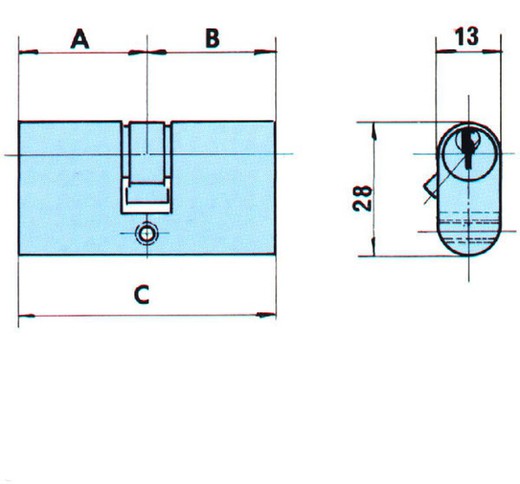 Lâmpada oval latão lc