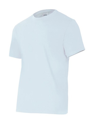 Baumwoll-T-Shirt M / Kurz Weiß L