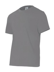 Camiseta Algodon M/Corta Gris M