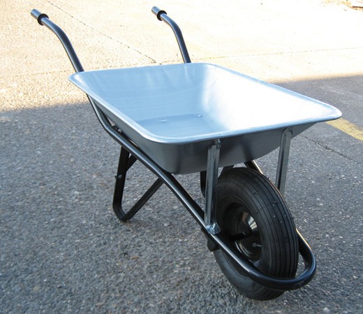 Galvanized Wheelbarrow