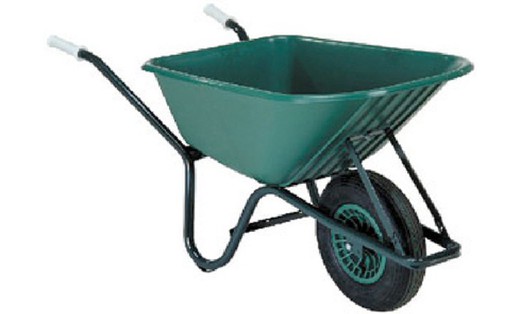 Green Polypropylene Wheelbarrow