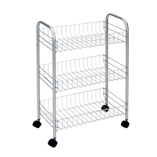 Inox Lugano 3 C Multipurpose Trolley 41X26X64CM