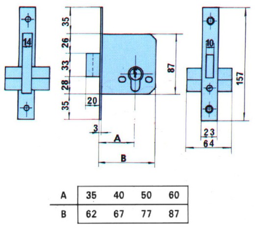 Mortise Lock Hl