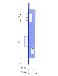 Mortise Lock com Hn / Cl