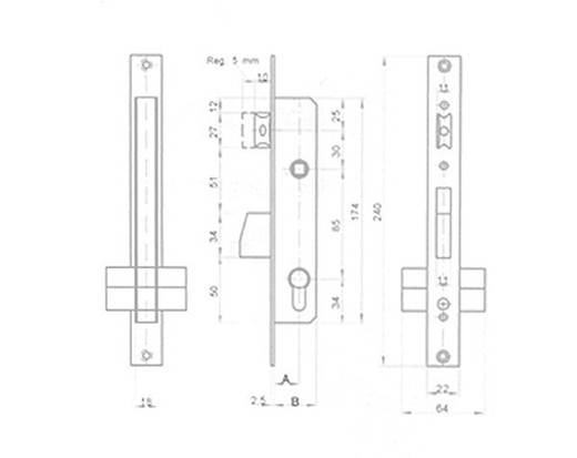 Mortise Lock Met Picap