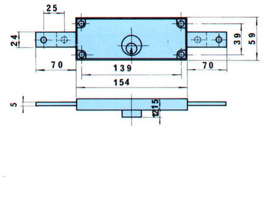 Blind Mortise Lock