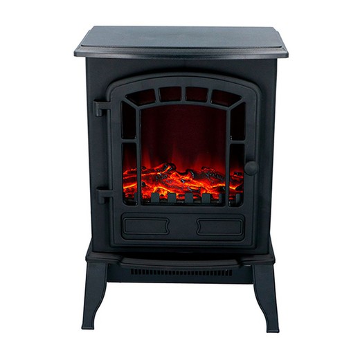 Led fire effect electric fireplace Torino 2000W