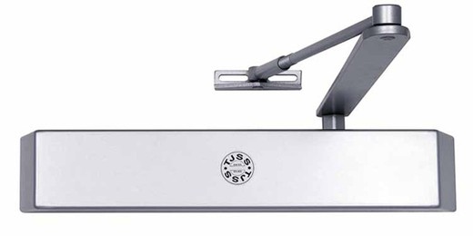 Silver Reinforced Door Closer 4-6