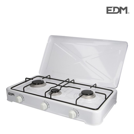 Outdoor gas cooker with 3 burners HJM