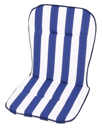 High back chair cushion striped Green PG0106 Profer