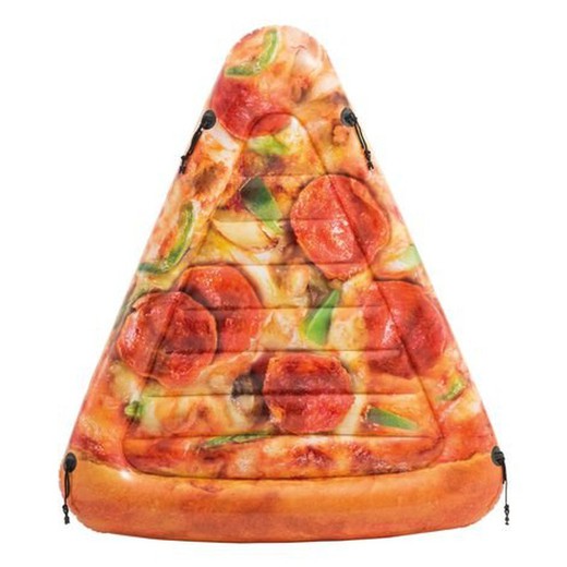 Colchoneta hinchable con forma de porción de pizza intex  58752