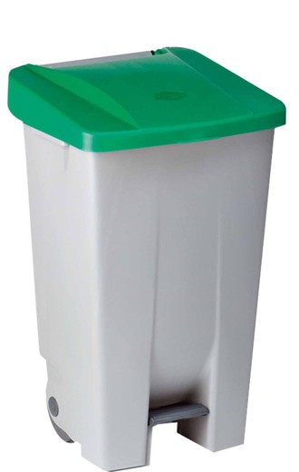 Denox 120 lts Pedal and Wheel Container