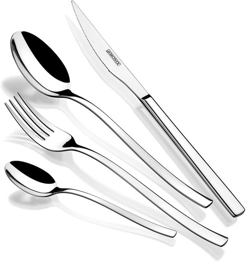 MONIX 18/10 Genoa stainless steel cutlery 24 pieces