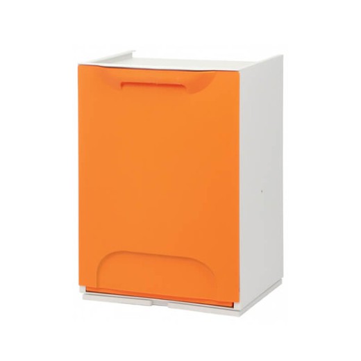 Cubo Basura Selectivo Naranja 34X29X47CM