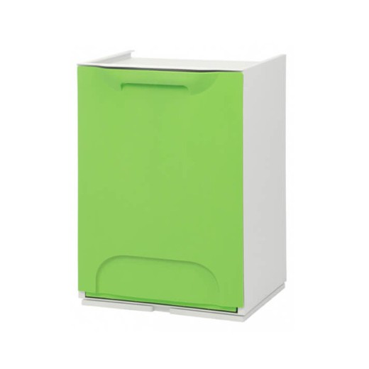 Green Selective Trash Bin 34X29X47CM