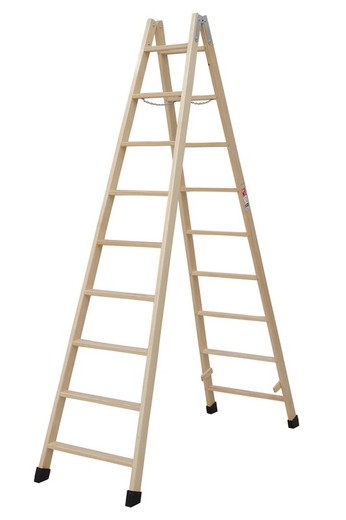 Wood Ladder P Flat 10Peld 2,75 M