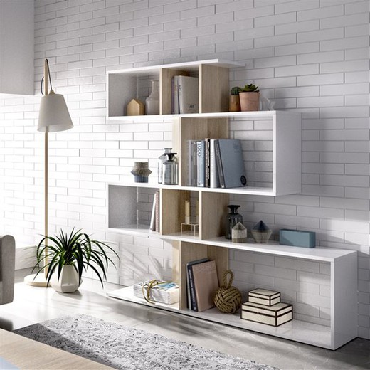 White / natural shelf LAU