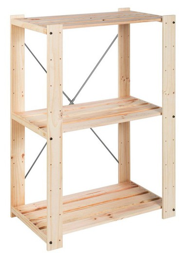 Lage houten plank met 3 planken WVM37599