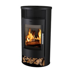 Elide ventilated wood stove from Eibar Biomasa