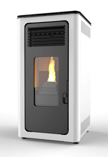 LASIAN AUDAX 6 KW white pellet stove