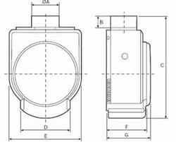 Extractor cocina CK-60F S&P — Ferretería online Bricowork