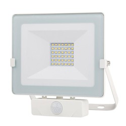 Refletor Led Branco Ip65 C / Sensor 30 W