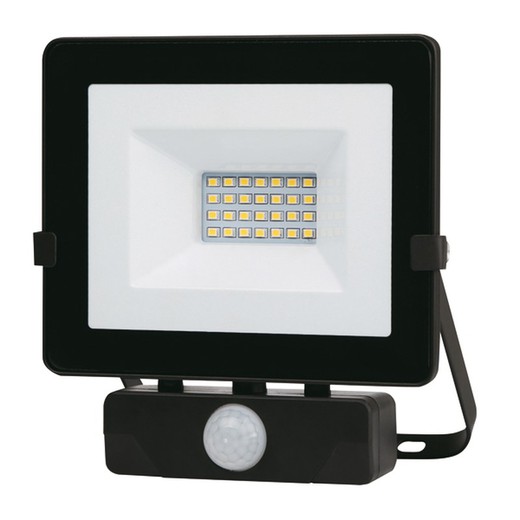 Schwarzer LED-Strahler Ip65 C / Sensor 20 W