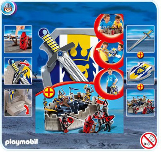 Fortaleza with shield and sword Playmobil 4217