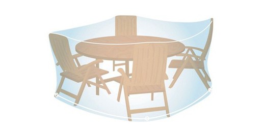 Caso cobre mesa redonda 90x150
