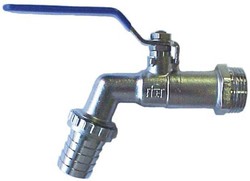 Curved Garden Hose Tap 1 / 2-3 / 4 ''