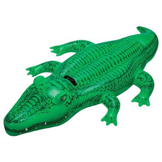 Hinchable figura animal Cocodrilo verde 168 cm Intex 58546