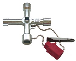 Llave Armarios Gas/Agua/Electr