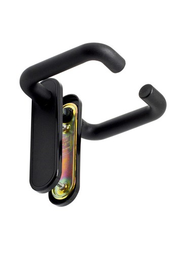 Black Firewall Handle Set