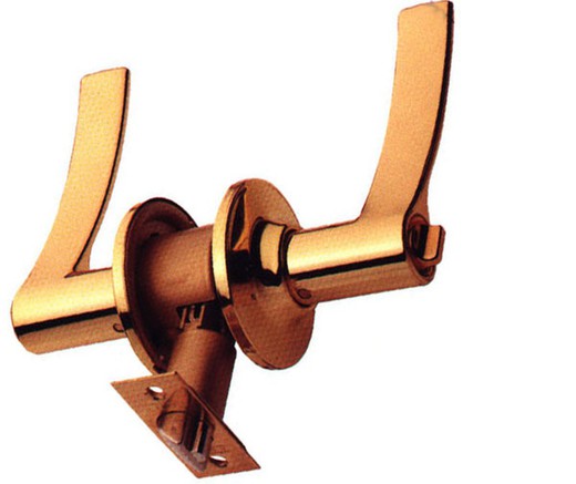 Polished Brass Knob Handle Set 70