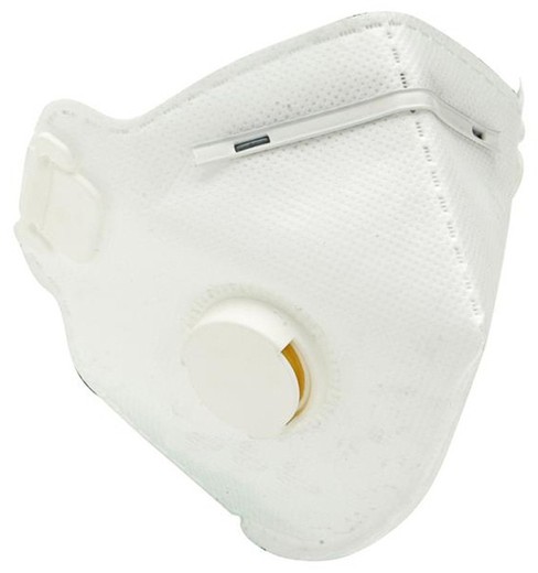 Ffp2-masker met flexibele klep