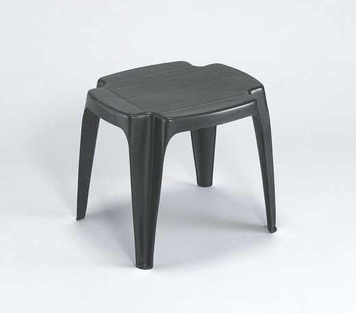 Anthracite colored resin auxiliary table by ipae