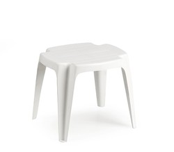 White resin side table by ipae