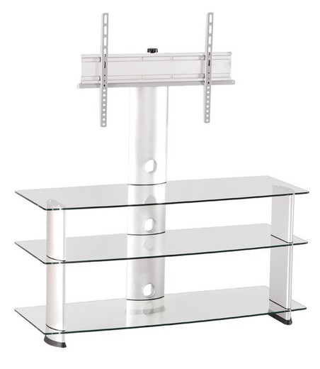 Mesa cristal con soporte para TV TY1783 Tryun