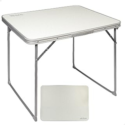 Mesa de camping plegable de aluminio